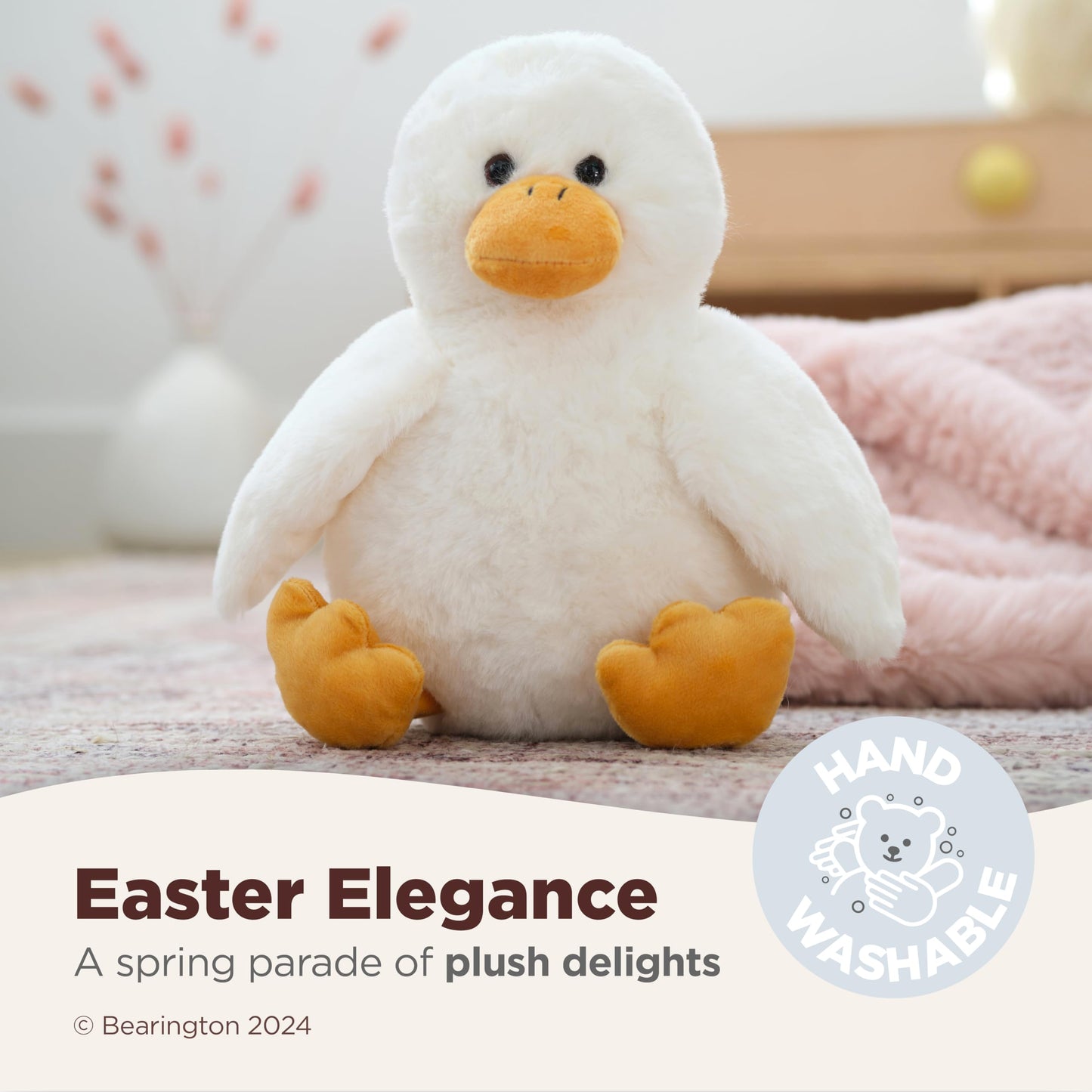 Bearington Big Bill The Plush Yellow Duck Stuffed Animal, Adorable, Soft And Cuddly, Great Gift For Kids Of All Ages, Birthdays, Holidays And Special Occasions, 12 Inches