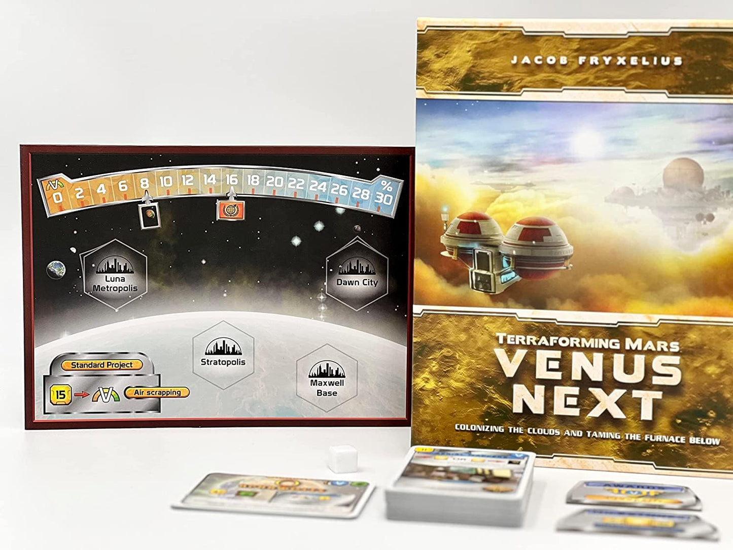 Stronghold Games Terraforming Mars: Venus Next Expansion Board Game - Cardboard, Tan - Ages 12+ - Model STG07201