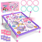 Golray Bean Bag Toss Game For Kids, 2 In 1 Cornhole Board Set Outside Toys For Kids Ages 4-8 With Carnival Party Ring Toss Game, Christmas Birthday Gifts For Boys Girls Toys 2 3 4 5 6 7 8 Years Old