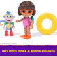 Dora, Splash-Splash Adventure Pack, with Dora & Boots Toy Figures & Accessories, Kids Toys for Girls & Boys Ages 3 and Up