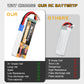 Nihewo 4S Lipo Battery 14.8V RC Battery 4500mAh 80C with EC5 Plug Compatible with 1/10 1/8 Scale RC Car Truck Vehicle Airplane H