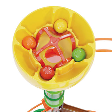 Quercetti Migoga Jungle Marble Run Toy - 110 Piece Set With 12 Colored Marbles And Multi-Start For Simultaneous Launches, Promotes Stem Learning And Building Skills, For Kids Ages 4 Years And Up
