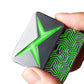 Judixy Infinite Lightning Fidget Slider Luminous Metal Magnetic Fidget Toys Adults For Stress Relief (Greenlight)