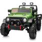 Outfunny 2-Seater Ride On Truck Toy, 12V Electric Truck Car For Kids Boys Age 4-8 W/Remote Control, Bluetooth, Capacity 150Lbs -