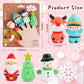 5 Pieces Christmas Finger Puppets Toys For Kids Elk Santa Claus Snowman Christmas Tree Character Party Favors Goodie Bag Fillers