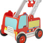 Wooden 2-in-1 Toddler Push & Pull Fire Truck