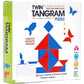 ARNIYAVALA Twin Tangram Puzzle Blue Red  7 Pieces for Kids Multicolour