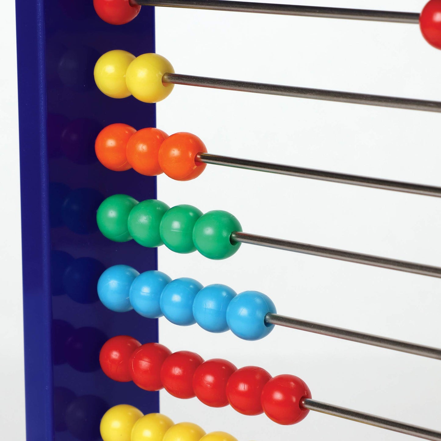 Learning Resources Ten-Row Abacus for Kids, Multi-color Plastic Math Toy, Ages 5+, Model LER1323