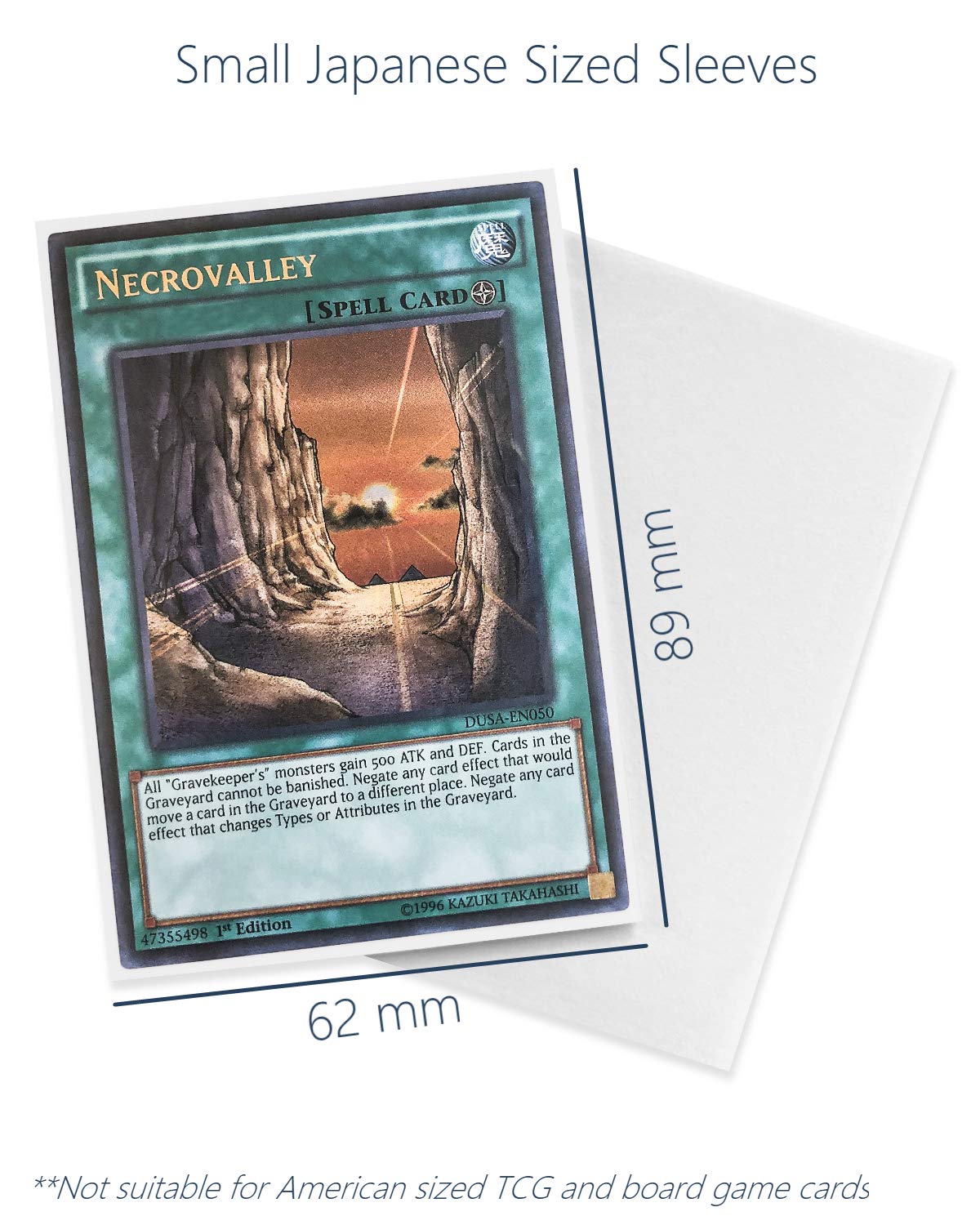Titanshield (150 Sleeve/White) Small Japanese Sized Trading Card Sleeves Deck Protector For Yu-Gi-Oh, Cardfight!! Vanguard & Photocards