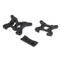 Losi LOS234004 Front Suspension Arm Set Upper/Lower: Baja Rey, 1:10 Scale, Black