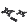Losi LOS234004 Front Suspension Arm Set Upper/Lower: Baja Rey, 1:10 Scale, Black