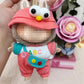 Clothes For Labubu Doll, Cute Hat & Outfit Set For Labubu 17Cm Dolls, Adorable Dress-Up Accessories For Labubu Doll (Red Bird)