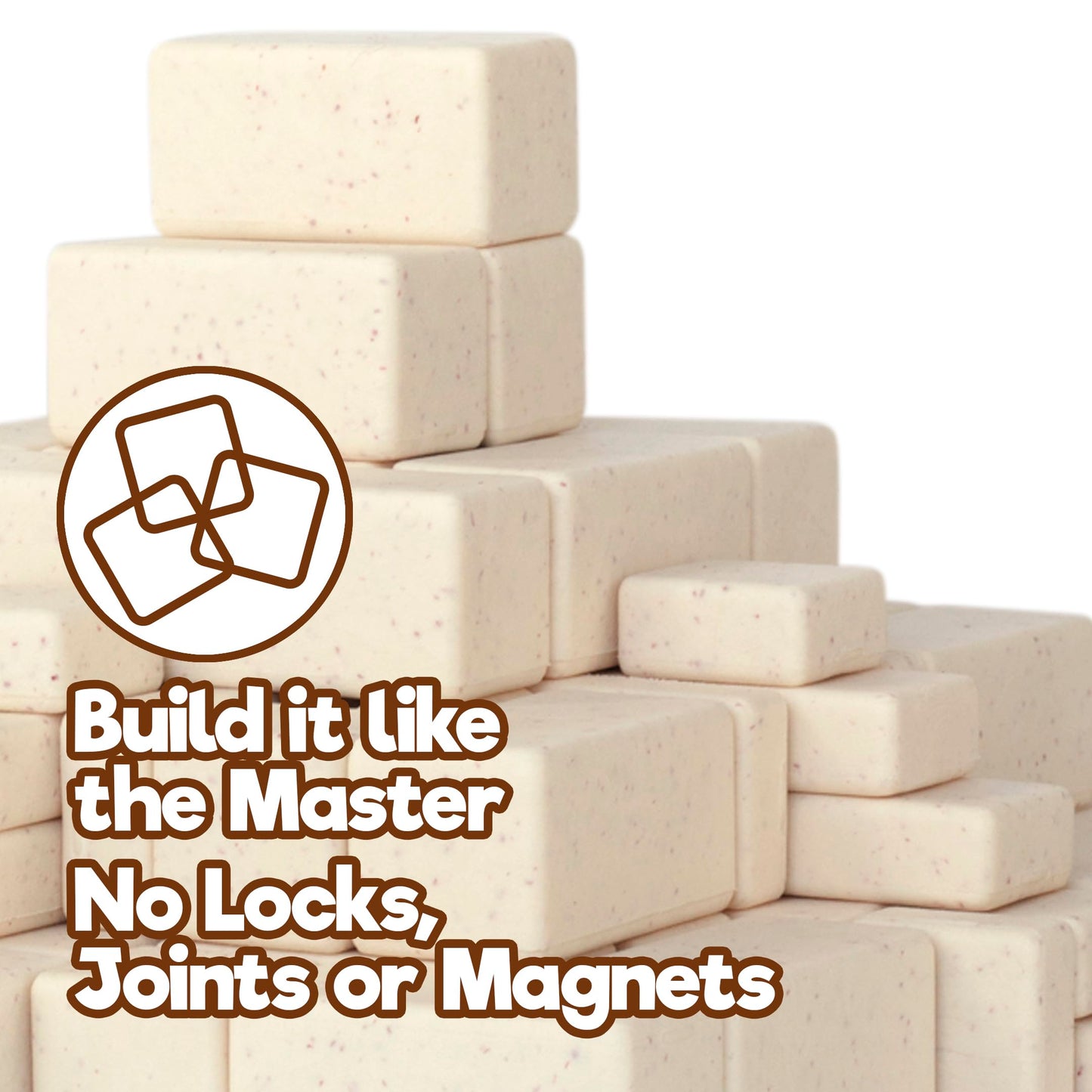 Taksa Toys Arch-Kid-Tech Ancient Mayan Pyramid Architecture Stem Building Blocks - 102-Piece Educational & Stackable Learning Set For Kids, Indoor Architectural Kit - Montessori Toys For 7+ Years Old