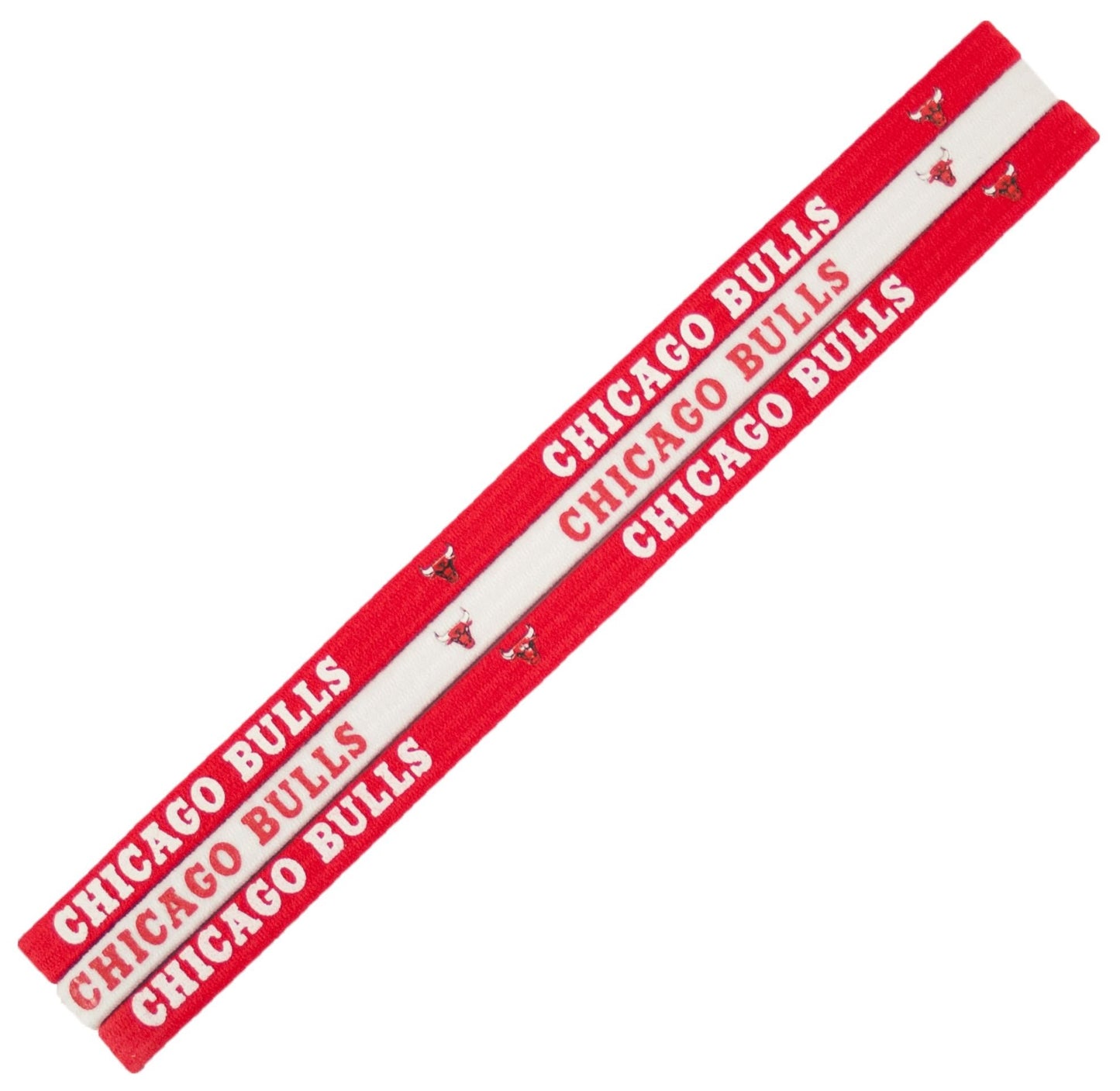 Littlearth Chicago Bulls Elastic Headbands