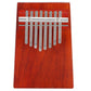 Ubervia Lightweight Easy To Learn Kalimba Wooden 8 Tone For Beginner Foradult  Color : Red