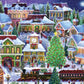 Vermont Christmas Company 1000 Piece Christmas Village Jigsaw Puzzle - Copper Material, Festive Holiday Design