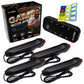 Digital Energy Handheld Buzzer Game System - Console Displays First Buzz-in - Great for Jeopardy  Family Feud  Trivia and Buzzer Games - Console with 4 Joystick Buzzers