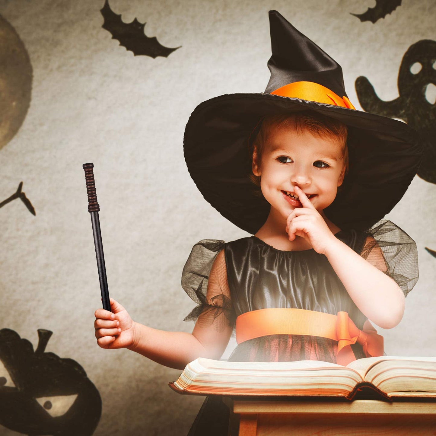 Spakon 30 Pieces Wand Pencils Wizard Party Supplies, Wizard Wand Pencils Theme Birthday Goody Bag Filler Favors for Teen Kids Bo