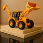 Graphene 2 In 1 Bulldozer Excavator Construction Vehicle Jcb Toy For Kids Truck Pull Back Heavy Duty Unbreakable Engineering Fri