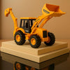 Graphene 2 In 1 Bulldozer Excavator Construction Vehicle Jcb Toy For Kids Truck Pull Back Heavy Duty Unbreakable Engineering Fri