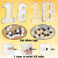 4Ft Light Up Numbers 18 Marquee Mosaic Numbers Frame For 18Th Birthday Party Large Cardboard With Light Bulbs Pre-Cut Kit Giant Cut-Out Thick Foam Board Sign Diy Boys Girls Decorations Anniversary