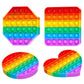 Kakukokas 4 Pack Fidget Toys,Pop Fidgets Pack Party Favors For Kids & Adults,Push Sensory Toys Bulk Toddler Toys,Stress Relief G