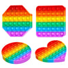Kakukokas 4 Pack Fidget Toys,Pop Fidgets Pack Party Favors For Kids & Adults,Push Sensory Toys Bulk Toddler Toys,Stress Relief G