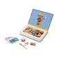 Janod - Magnéti'Book Métiers – Magnetic Educational Game 48 Magnets + 16 Model Cards – Fsc Cardboard Children'S Toy – From 3 Years, J02597