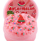 Watermelon Pink Snow Fizz Slime, Non-Sticky Crunchy Slime, Slime Party Favors For Kids, Slime Sensory Toys For Birthday Easter H
