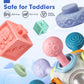 Baby Sensory Teething Toys Set, Montessori Baby Toys 6-12 Months, Incl Newborn Rattle Teether & Baby Blocks & Soft Stacking Rings, Ideal Baby Boy Girl Gifts, Infant Toys 0-3-6-9-12-18 Month