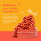 Speks Crags Ferrite Putty, 500+ Ferrite Stones In A Tin, Fidget Toy For Adults & Teens 14+, Desk Toy For Office, Christmas Gift, Holiday Stocking Stuffer, Stress Relief Present | Matte Coral, Medium