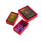 Token Silo Card Add On - 3-Piece Set Of Game Trays, Holds Game Cards, Tokens, Dials And Dice, Organize Lcg, Tcg And Board Game Accessories, Modular Design, Red Color, Made By Gamegenic