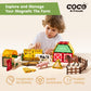 Coco&Friends Magnetic Tiles Farm Animals For Toddlers Kids Ages 2-8 - Magnetic Blocks Building Stem Toys For 3 Year Old Girl Boy