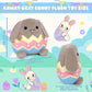 Hagusahuo Easter Plush Bunny Stuffed Animals Toy For Kids, Easter Bunny Plushies Stuffed Gray Rabbit Doll, Easter Basket Stuffer