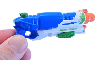 Super Impulse World's Smallest Super Soaker Set of 3 - SS50, Barrage & Scatter Blast - Plastic, Compact Water Guns