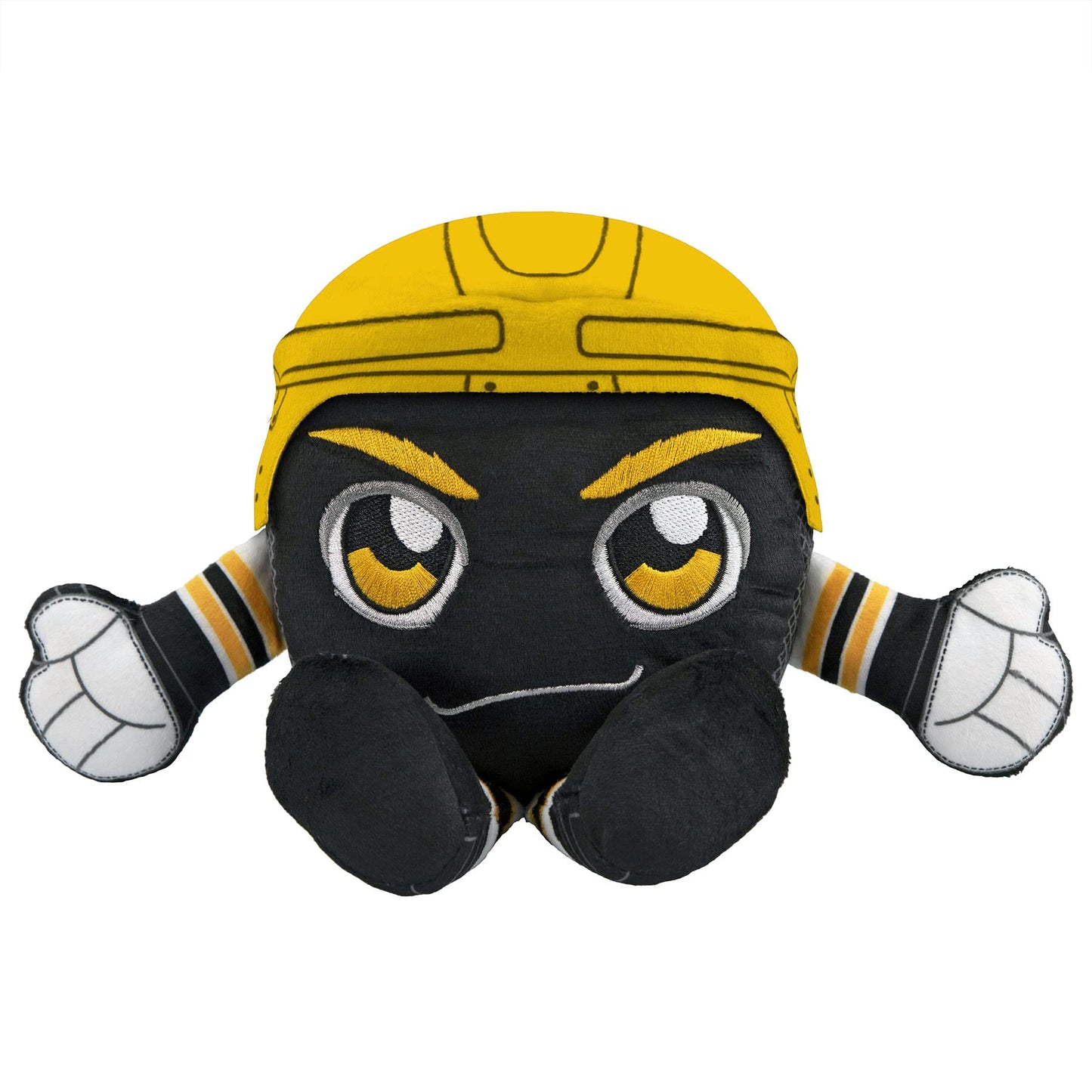 Bleacher Creatures Boston Bruins 8' Kuricha Hockey Puck Sitting Plushies- Soft Chibi Inspired Plush