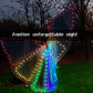 Zfbird Led Wings Halloween Butterfly Wings Light Up Moth Cape (40Inch For Kids, Colorful Lights)