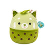 Squishmallows 14 Eitan The Matcha Boba Red Panda Plush - Official Jazwares Large Soft Toy for Kids and Collectors