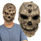 Bulex Scary Skull Mask Horror Ghost Devil Scary Face Creepy Latex Halloween Masquerade Party Cosplay Headgear Prop