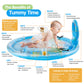 Flashbluer 4-In-1 Tummy Time Water Play Mat With Baby Mirror & Teethers And Rattles, Large Infant Newborn Toys, Suitable For 3 6 9 12 Month Baby Girl Or Boy Development