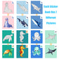 Aeahaly 2 Pack Crafts For Kids Ages 4-8 Paint By Sticker, Reusable Sticker Book For Kids Ages 4-8 Boys And Girls Birthday Gifts Party Favor, Travel Activity Book Set For Learning (Dinosaur+Ocean)