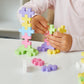 PLUS PLUS Big Open Play Tube - 15 Piece Pastel Color Interlocking Building Blocks - STEM/STEAM Toy for Toddlers and Preschool
