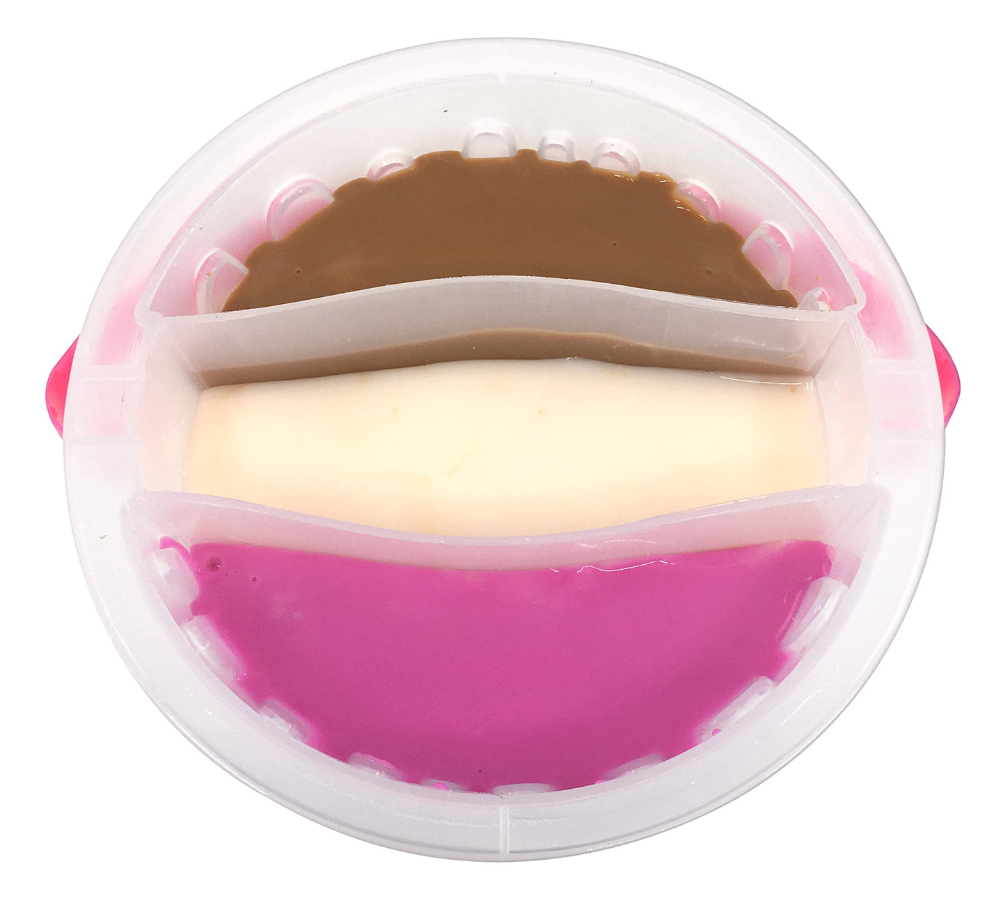 Nickelodeon Slime 3Lb Ice Cream Premade Slime Bucket – 3 Colors-In-1 Strawberry, Vanilla And Chocolate Colored Slime
