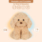 Suzzipals Warmable Golden Retriever Stuffed Animal, Microwavable Stuffed Animal Heating Pads For Cramps And Pain, Lavender Dog S
