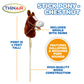 Nature Bound Stick Horse | Plush Handcrafted Hobby Horse | Stick Pony Provides Fun Pretend Play For Toddlers & Preschoolers | Handsewn, Wood, Sound Effects | Chestnut Red Color