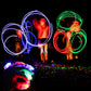 Novelty Place 160Pcs LED Party Finger Lights for Kids with Screw-Secured, LED Finger Flashlight Light Up Finger Ring Toys for Pa
