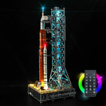 Locolee Led Light Kit Compatible With Lego Nasa Artemis Space Launch System 10341 (No Models Only Light) Creative Lighting Set A