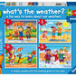 Ravensburger My First Puzzles: What'S The Weather? (6: 8: 10 & 12 Piece) Jigsaw Puzzle For Kids - Every Piece Is Unique, Pieces