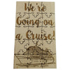 We'Re Going On A Cruise - 15 Piece Basswood Jigsaw Puzzle, 6' X 3.5' Surprise Vacation Reveal
