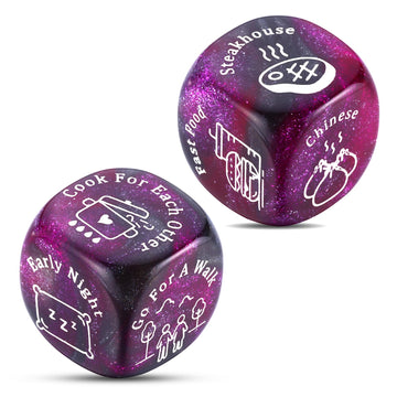 Date Night Dice, For Him Her Wedding Birthday Valentines Gift For Him Her Funny Gift For Women Men Couple Gifts, Romantic Dice F
